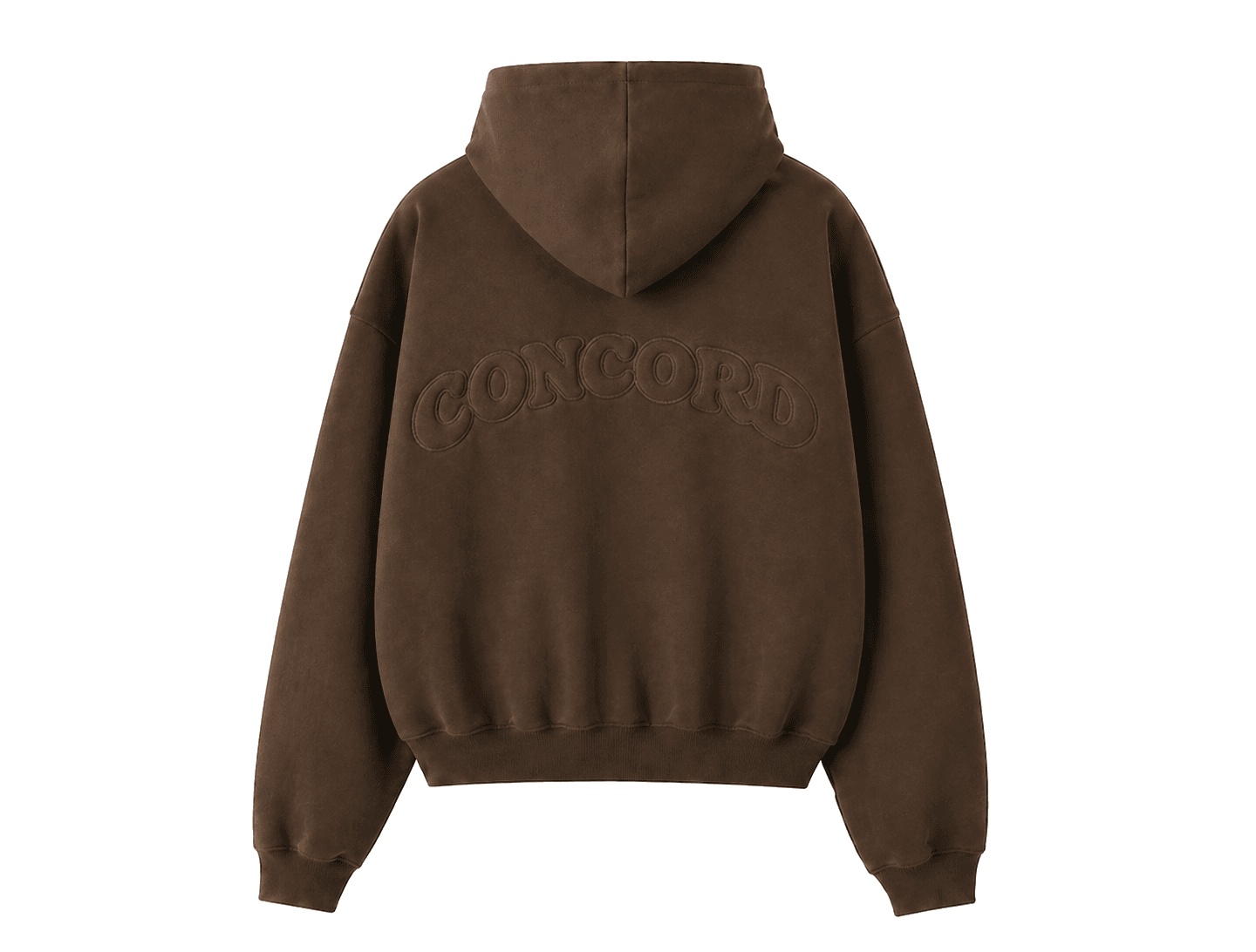 Beige Hoodie back